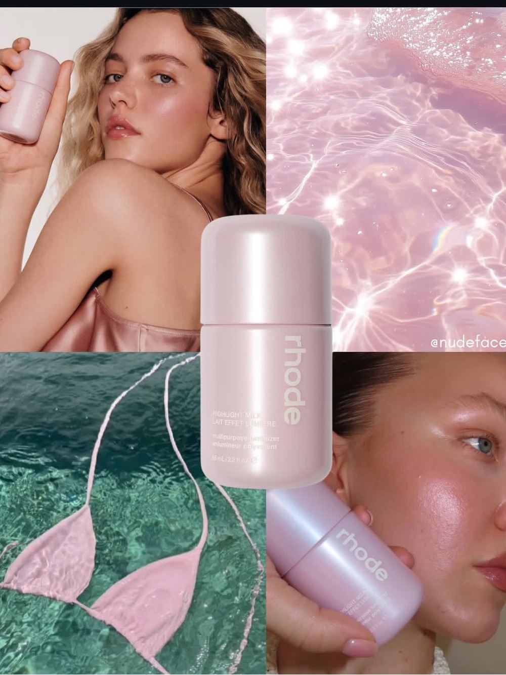 New RHODE highlight milk in shade 01 Pearly Pink 🐚 - Picture 1 of 5